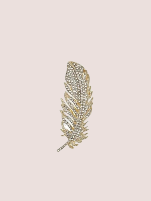 Feather Gold Pin 
